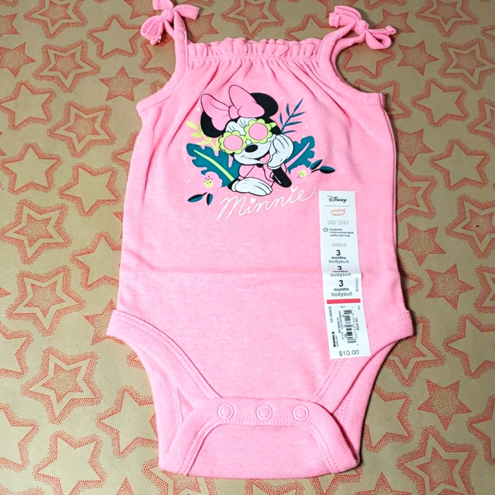 Disney Minnie Mouse 3 months Bodysuit, NWT
